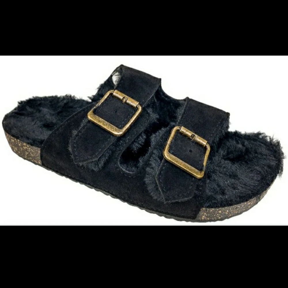 Faux Fur Slippers